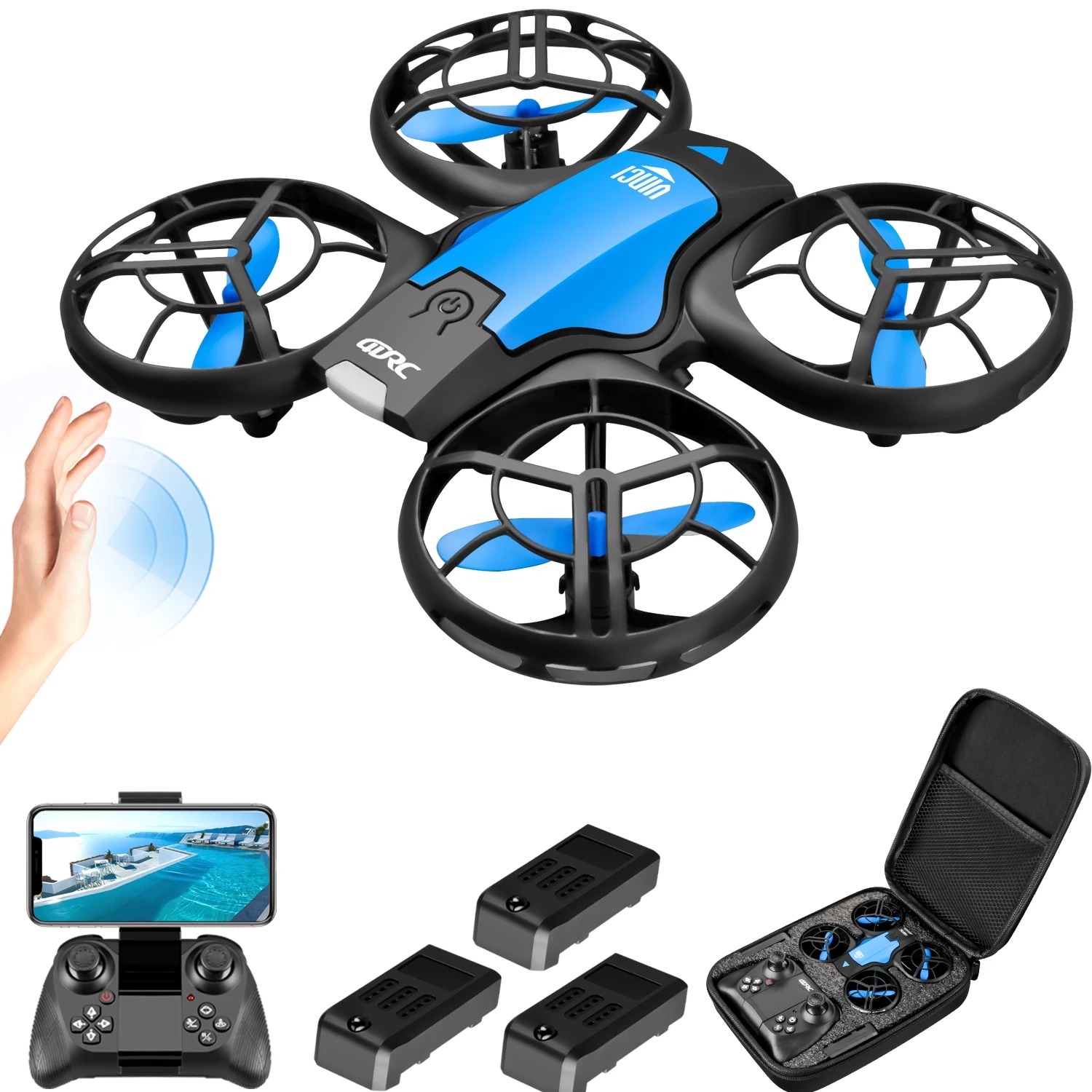 V8 New Mini Intelligent Uav 4K 1080P HD Camera WiFi Fpv Air Pressure Altitude Keep Foldable Quadcopter RC Drone Toy Gift, Multi
V8 New Mini Intelligent Uav 4K 1080P HD Camera WiFi Fpv Air Pressure Altitude Keep Foldable Quadcopter RC Drone Toy Gift, Multi