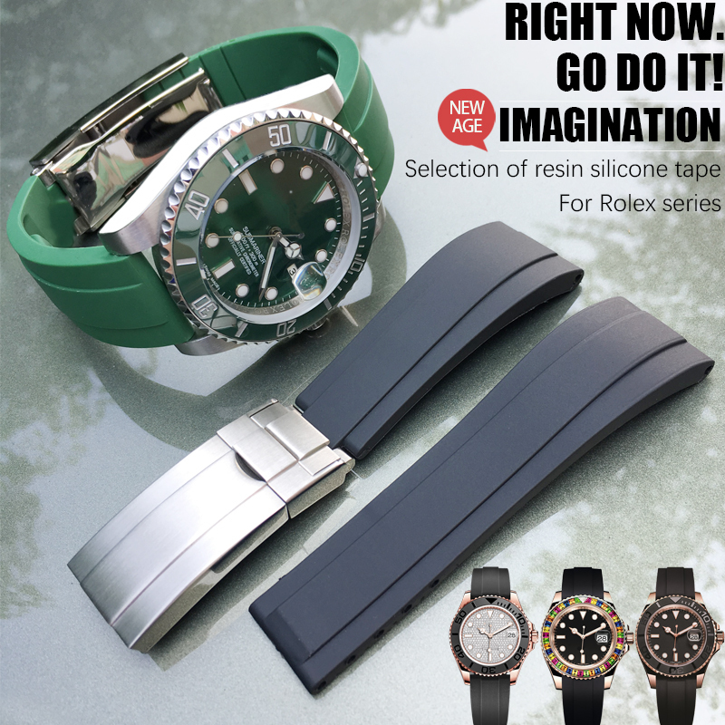 20 21mm Rubber Watch band Fit For Role rolex Submariner OYSTERFLEX Daytona GMT Yacht Master Strap Stainless Steel clasp Bracelet 220527
20 21mm Rubber Watch band Fit For Role rolex Submariner OYSTERFLEX Daytona GMT Yacht Master Strap Stainless Steel clasp Bracelet 220527