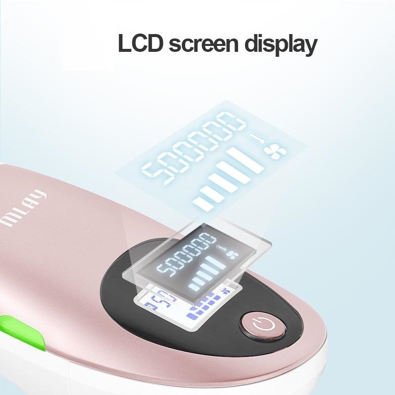 Mlay T3 IPL Laser Hair Removal Device Machine Permanent Electric Depilador a Laser Face Body 3IN1 500000 Flashes 220323