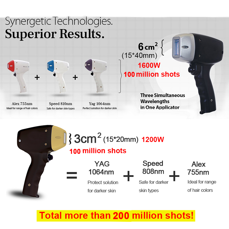 latest 2024 diode laser hair removal cold 1200W & 1600W 755 808 1064nm all skin type FDA