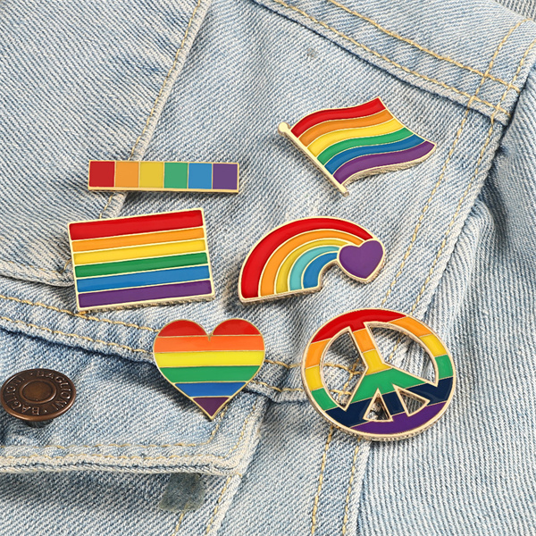Flag Rainbow Heart Pins Brooches Peace and Love Clothes Bag Lapel Enamel Pin Icon Badge Jewelry Gift A224
Flag Rainbow Heart Pins Brooches Peace and Love Clothes Bag Lapel Enamel Pin Icon Badge Jewelry Gift A224