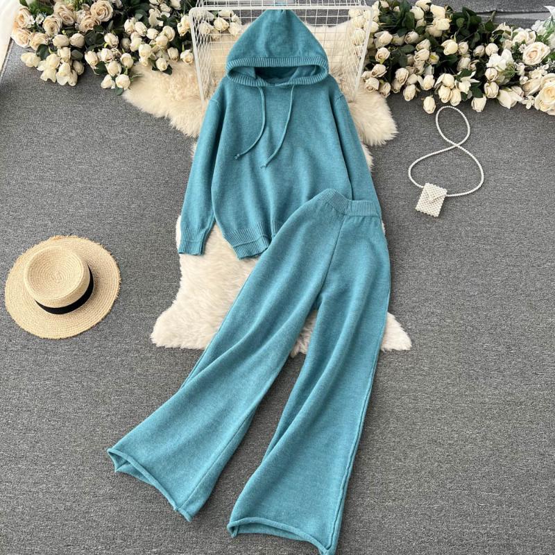 Women' Two Piece Pants VANOVICH Korean Japan Style Casual Sweater+fashion Wide-leg Knit Sets 2022 Spring And Summer Pant, Black
Women' Two Piece Pants VANOVICH Korean Japan Style Casual Sweater+fashion Wide-leg Knit Sets 2022 Spring And Summer Pant, Black