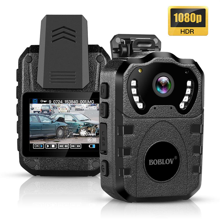 

BOBLOV WN10 1080P HD Body Cam Portable IR Night Vision Police Camera 175 Degree Security 64GB Mini Camera DVR Video Recorder277H, Customize