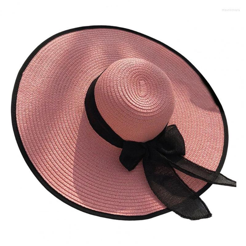 Visors Chic Bow-knot Decor Big Brim Summer Sun Hat Women Cap Space-saving ProtectionVisors, White
Visors Chic Bow-knot Decor Big Brim Summer Sun Hat Women Cap Space-saving ProtectionVisors, White