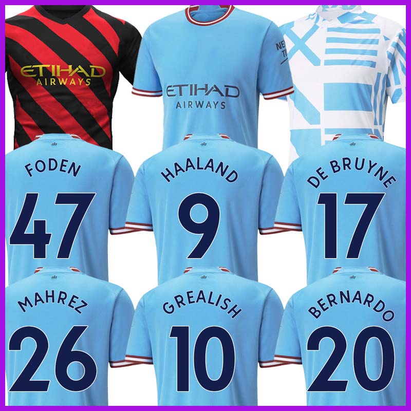 HAALAND soccer jersey 21 22 23 DE BRUYNE Manchesters Citys GREALISH STERLING G. JESUS FERRAN MAHREZ foden 2022 2023 football shirt uniforms men kids kit sets, 22 23 home patch 1
HAALAND soccer jersey 21 22 23 DE BRUYNE Manchesters Citys GREALISH STERLING G. JESUS FERRAN MAHREZ foden 2022 2023 football shirt uniforms men kids kit sets, 22 23 home patch 1