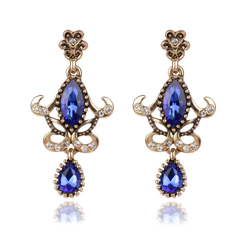 Dangle & Chandelier Luxury Blue Jewelry Earring Vintage Look Gold Color Mosaic Crystal Wedding Anchor Earrings For Women Accessories GiftDan
Dangle & Chandelier Luxury Blue Jewelry Earring Vintage Look Gold Color Mosaic Crystal Wedding Anchor Earrings For Women Accessories GiftDan