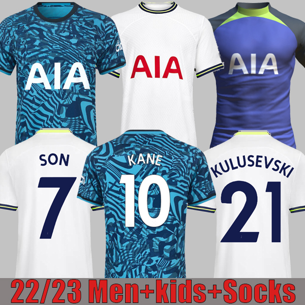 22 23 KANE SON BERGWIJN Soccer Jerseys HOJBJERG KULUSEVSKI Away 2022 2023 LUCAS DELE Third 3rd Football kit shirt BRYAN purple tops Men kids sets, 22/23 home
22 23 KANE SON BERGWIJN Soccer Jerseys HOJBJERG KULUSEVSKI Away 2022 2023 LUCAS DELE Third 3rd Football kit shirt BRYAN purple tops Men kids sets, 22/23 home