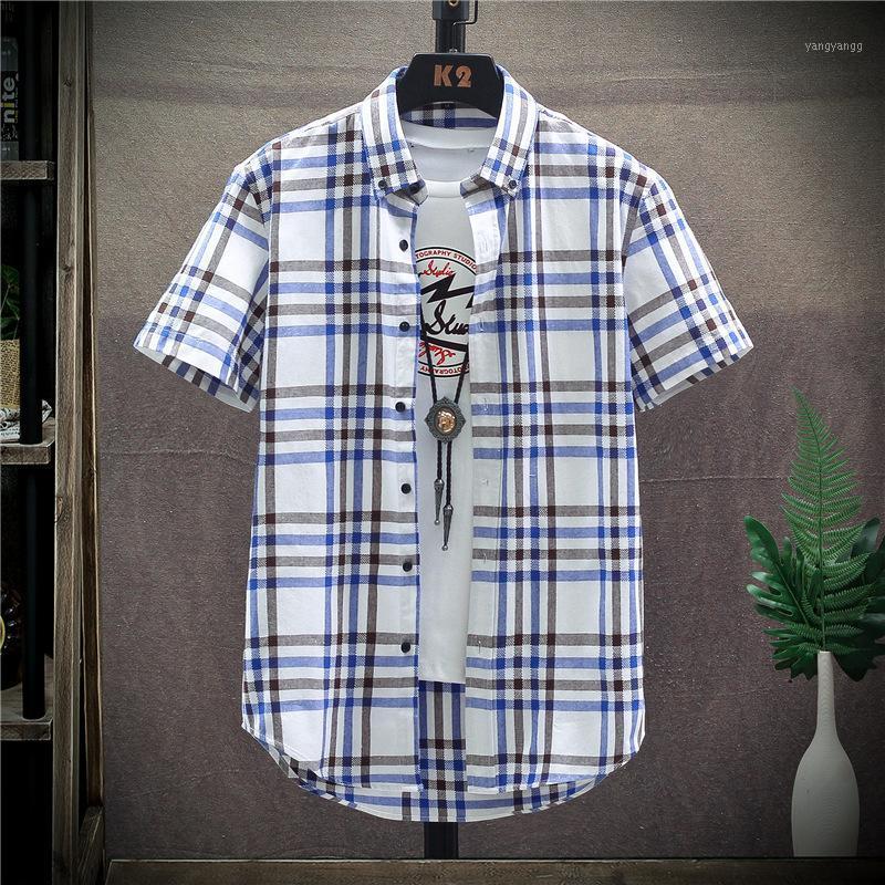 Men's Casual Shirts Men Oxford Plaid Shirt Cotton 2022 Spring Autumn Short Sleeve Soft Comfort Slim Fit Styles Brand For Man, Beige
Men's Casual Shirts Men Oxford Plaid Shirt Cotton 2022 Spring Autumn Short Sleeve Soft Comfort Slim Fit Styles Brand For Man, Beige
