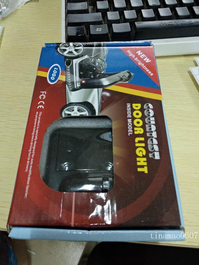 2Pcs Universal Car Door Welcome Lights Logo Projector Ghost Shadow Laser LED Lamp For BWM Audi VW Volvo Renault Peugeot Seat Skoda Nissan Auto Exterio