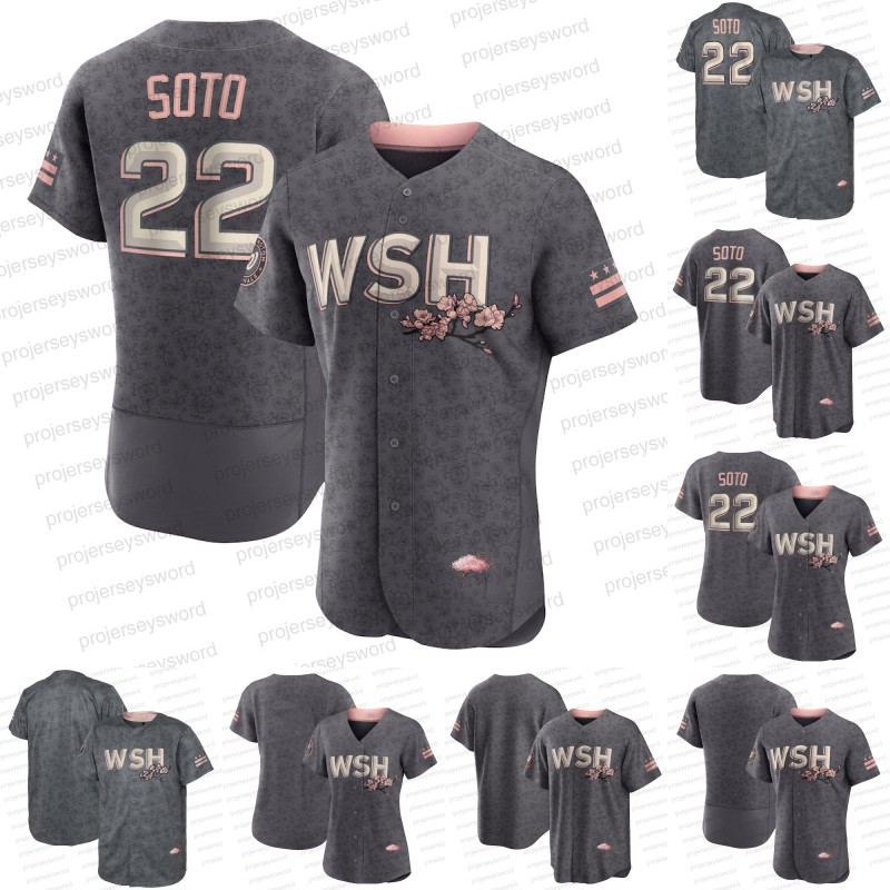 #22 Juan Soto Nationals 2022 Cherry Blossom City Connect Baseball Jerseys Washington Nelson Cruz Darren Baker Riley Adams Gerardo Parra Alcides Escobar Josh Bell, Mens cool base gold
#22 Juan Soto Nationals 2022 Cherry Blossom City Connect Baseball Jerseys Washington Nelson Cruz Darren Baker Riley Adams Gerardo Parra Alcides Escobar Josh Bell, Mens cool base gold