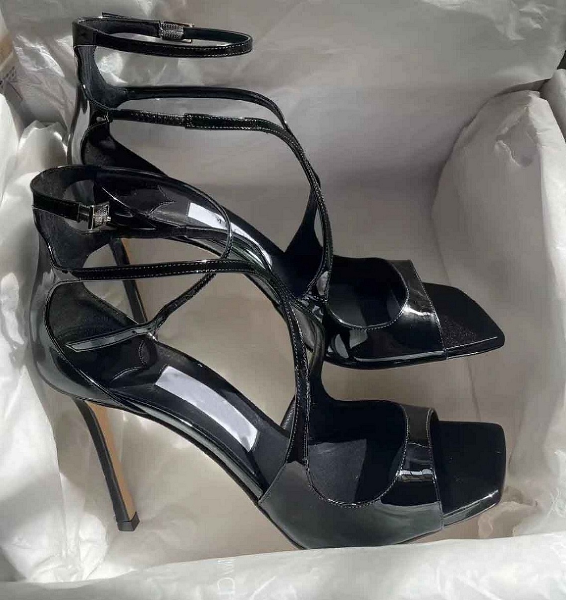 Famous Summer Brands Azia Sandals Shoes Women Cross Strappy High Heels Nude Black Evening Party Wedding Sexy Lady Sandalias EU35-43 Box
Famous Summer Brands Azia Sandals Shoes Women Cross Strappy High Heels Nude Black Evening Party Wedding Sexy Lady Sandalias EU35-43 Box