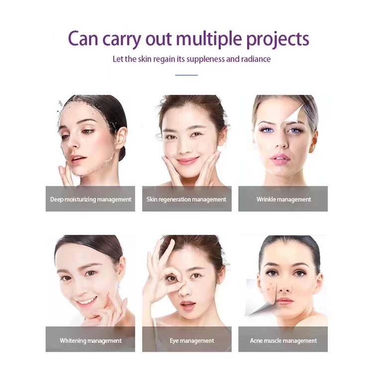 Latest 12 in 1 whitening lifting face RF anti-wrinkle function Microdermabrasion equipment for SPA