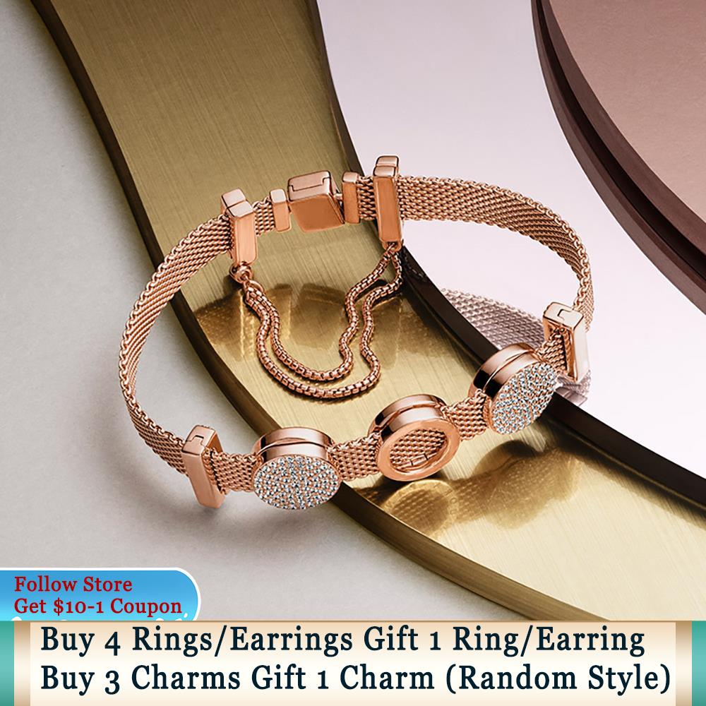 S925 925 Silver Charm Beads Dangle Family Tree Heart Daisy Flower Clip Bead Fit Charms Bracelet DIY Jewelry Accessories