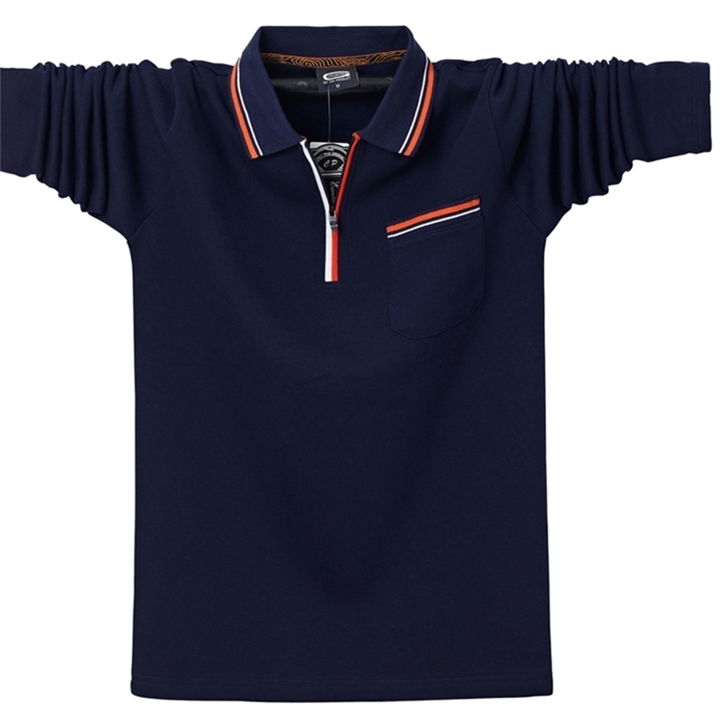 SHAN BAO Autumn Brand Business Casual Men's Loose Lapel Long Sleeve POLO Shirt Classic Pocket Fashion Large Size Polo 220402, Navy blue
SHAN BAO Autumn Brand Business Casual Men's Loose Lapel Long Sleeve POLO Shirt Classic Pocket Fashion Large Size Polo 220402, Navy blue