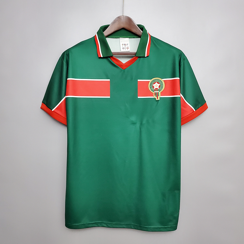 Retro Morocco 1998/99 Soccer Jerseys Hadji Naybet Bassir Chiba Vintage Shirt Classic Kit, 98-99 away
Retro Morocco 1998/99 Soccer Jerseys Hadji Naybet Bassir Chiba Vintage Shirt Classic Kit, 98-99 away