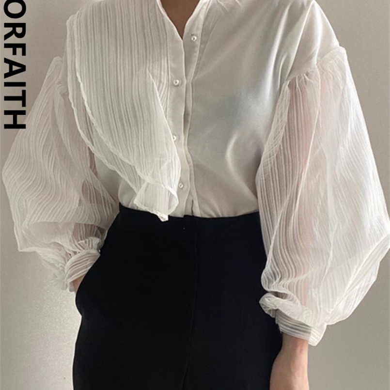 Colorfaith Patchwork Tulle Transparent Korean Fashion Spring Summer Blouses Chic Shirts Retro Elegant Lady Tops BL06620 220407, Beige
Colorfaith Patchwork Tulle Transparent Korean Fashion Spring Summer Blouses Chic Shirts Retro Elegant Lady Tops BL06620 220407, Beige