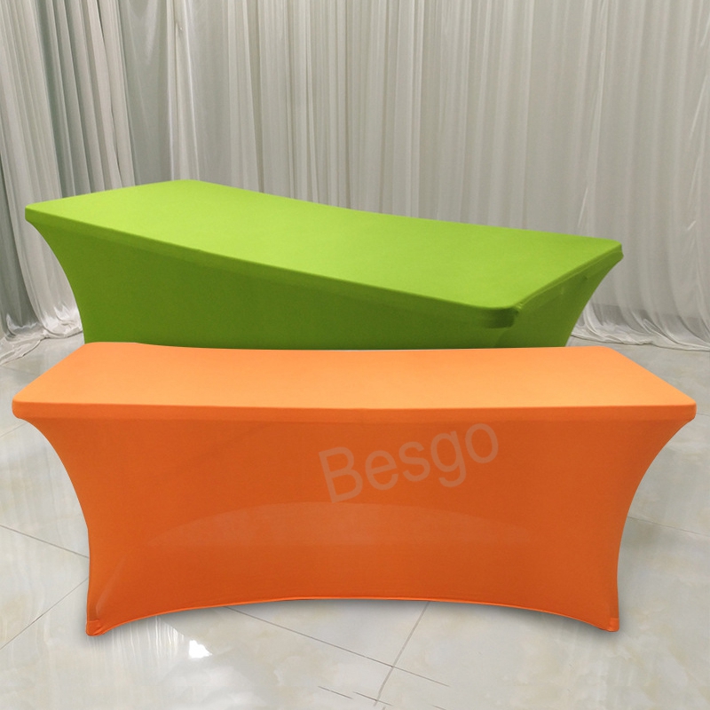 Elastic Polyester Table Cover Hotel Banquet Stretch Table Covers Rectangular Wedding Party Tablecloth Solid Color Tablecloths BH7158 TYJ, As picture show
Elastic Polyester Table Cover Hotel Banquet Stretch Table Covers Rectangular Wedding Party Tablecloth Solid Color Tablecloths BH7158 TYJ, As picture show