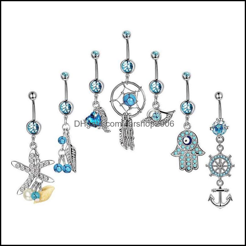Navel Bell Button Rings Body Jewelry Stainless Steel Belly Dangle Ring Simple Design Rhinestone Piercing Fashion Wholesale 0874Wh Drop Del
Navel Bell Button Rings Body Jewelry Stainless Steel Belly Dangle Ring Simple Design Rhinestone Piercing Fashion Wholesale 0874Wh Drop Del