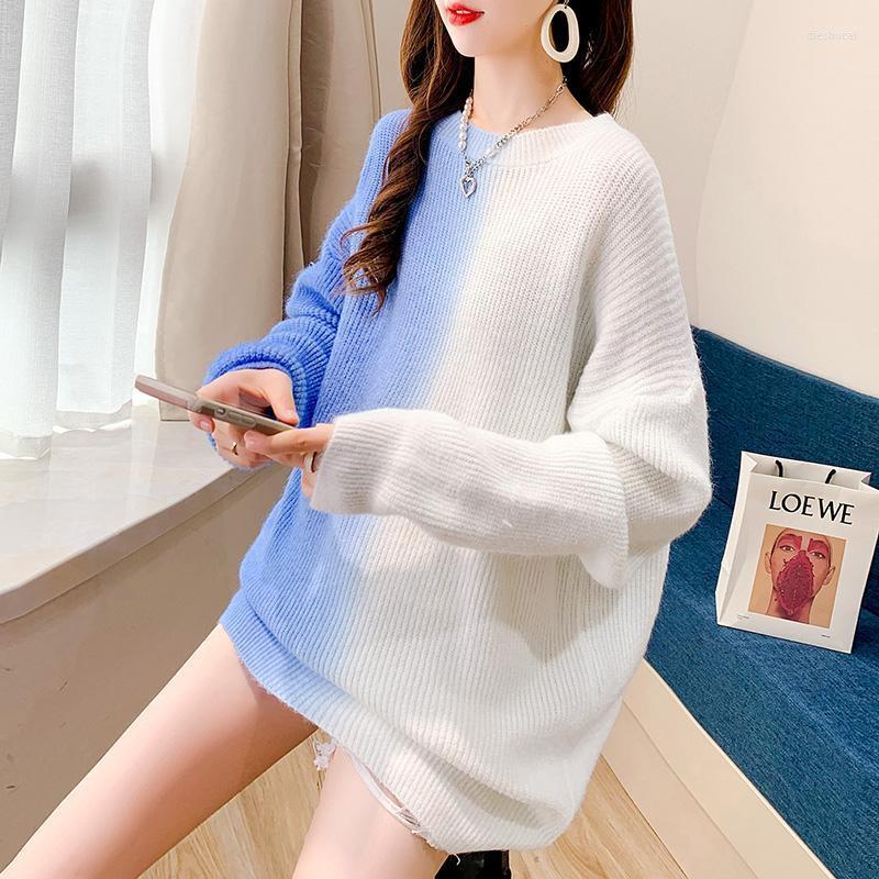 Women's Sweaters Autumn And Winter Ladies Sweater Color Matching 2022 Fashion Loose Round Neck Long-sleeved Knitted Pullover Blouse Women, Green
Women's Sweaters Autumn And Winter Ladies Sweater Color Matching 2022 Fashion Loose Round Neck Long-sleeved Knitted Pullover Blouse Women, Green