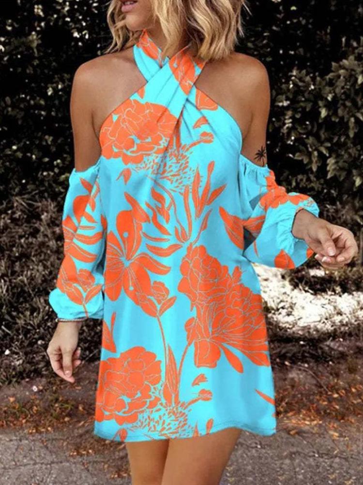 Casual Dresses Summer Women Hollow Long Sleeve Open Back Dress Sexy Off Shoulder Cross Halter Mini Party Ladies Fashion Print Loose DressCas, 01 black
Casual Dresses Summer Women Hollow Long Sleeve Open Back Dress Sexy Off Shoulder Cross Halter Mini Party Ladies Fashion Print Loose DressCas, 01 black