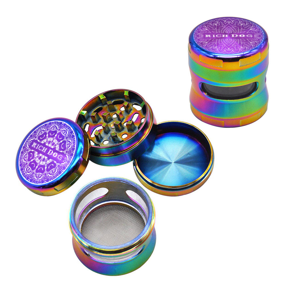 Smoking Accessories Alloy Metal Rainbow Grinder 50MM 4 Piece Sharp Diamond Teeth Rainbow Metal Tobacco
Smoking Accessories Alloy Metal Rainbow Grinder 50MM 4 Piece Sharp Diamond Teeth Rainbow Metal Tobacco