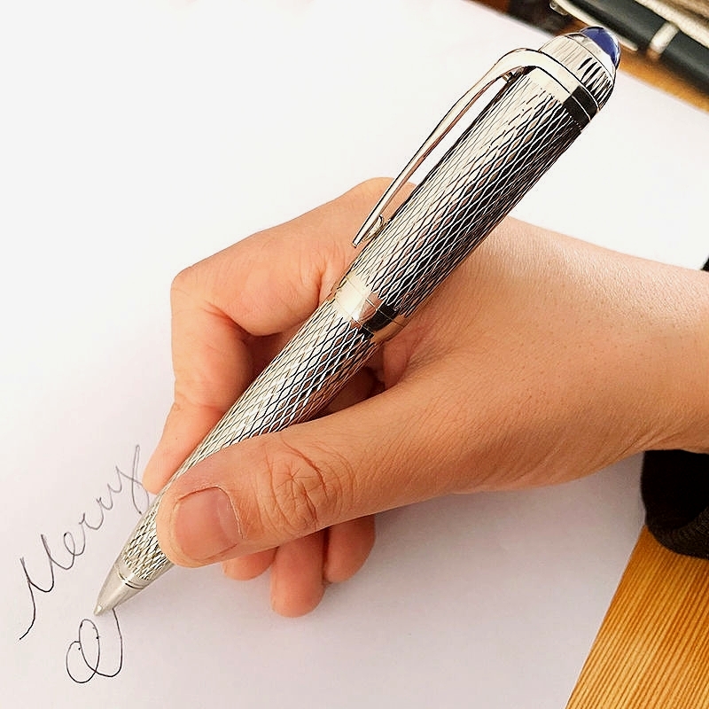 promotion Silver / Black Car Ballpoint pen administrative office stationery Supplies luxurs write refill pens No Box