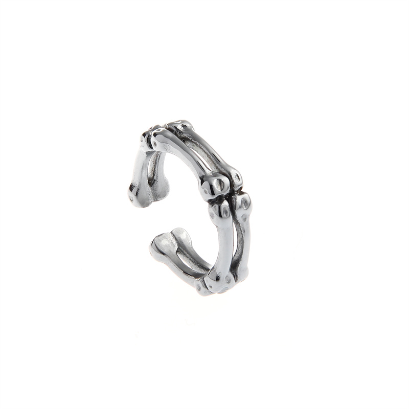 2022 New Bone Design Ring High-Grade Men's Titanium Steel Opening Hip-Hop Cold All-Match Japanese Fashion Jewelry
2022 New Bone Design Ring High-Grade Men's Titanium Steel Opening Hip-Hop Cold All-Match Japanese Fashion Jewelry