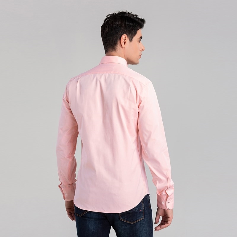 CHCH Fashion 100%Cotton Long Sleeve Shirt Solid Slim Fit Male Social Casual Business White Dress Shirts 220322