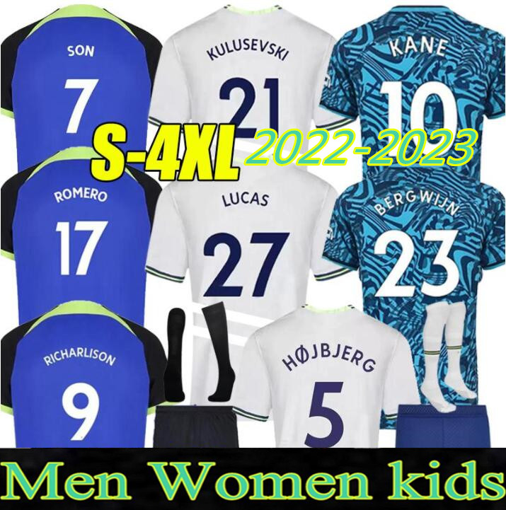 22 23 KANE SON KULUSEVSKI PERISIC Soccer Jerseys home HOJBJERG colorful 2022 2023 LUCAS BERGWIJN Third Football kit shirt BRYAN purple tops Men kids sets adult
22 23 KANE SON KULUSEVSKI PERISIC Soccer Jerseys home HOJBJERG colorful 2022 2023 LUCAS BERGWIJN Third Football kit shirt BRYAN purple tops Men kids sets adult