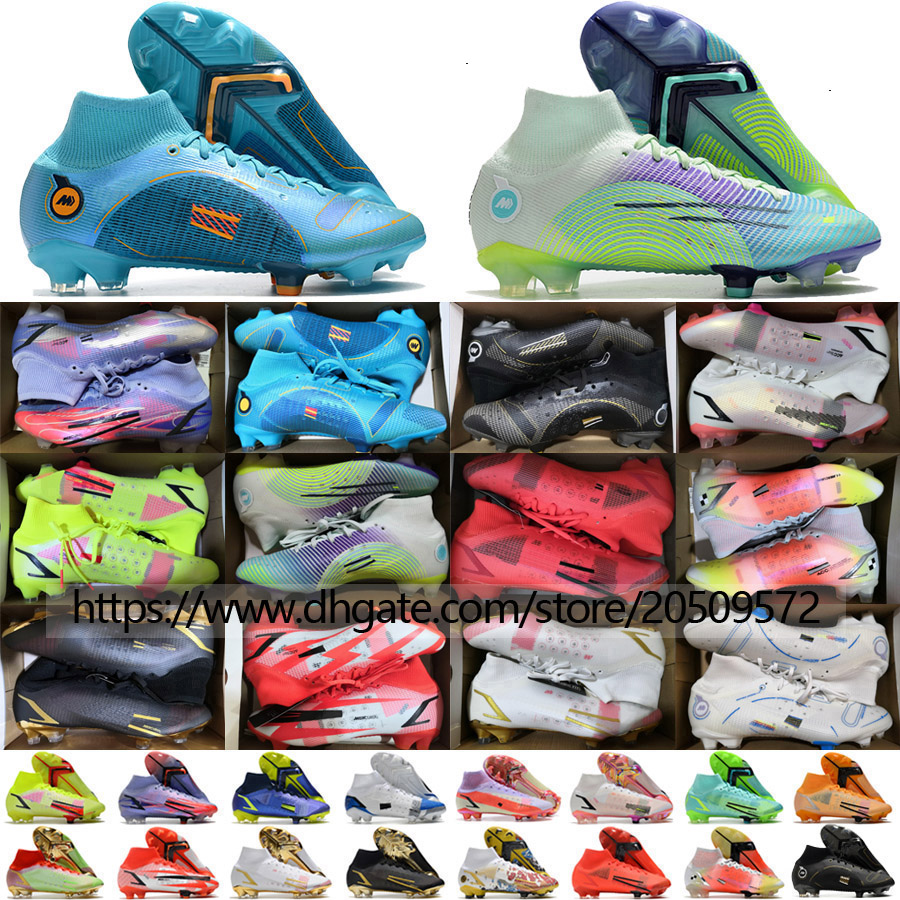 (Free Shipping+Bag) Mercurial Superfly 8 Elite FG Soccer Boots Blueprint Dream Speed 005 Football Shoes Mens High Top Outdoor Knit Socks ACC Soccer Cleats Size US6.5-12, 19
(Free Shipping+Bag) Mercurial Superfly 8 Elite FG Soccer Boots Blueprint Dream Speed 005 Football Shoes Mens High Top Outdoor Knit Socks ACC Soccer Cleats Size US6.5-12, 19