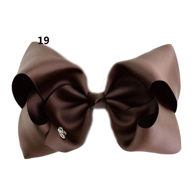 60Pcs 8 Inch Grosgrain Ribbon Large Bows Hair Clip Baby Girls Toddlers Teens Alligator clips hair Accessories Barrettes