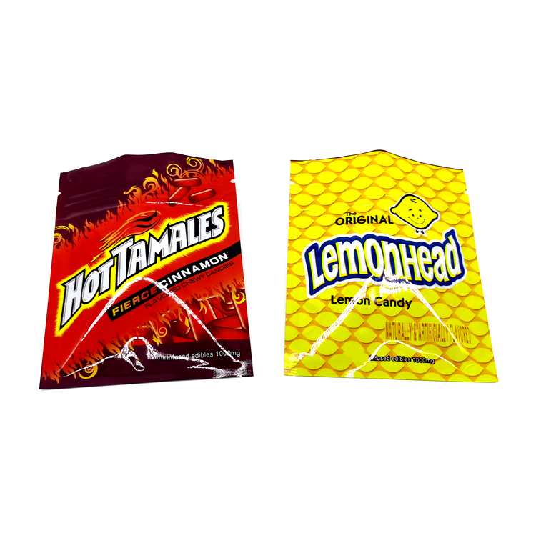 Empty 1000mg Hot Tamales Fierce Cinnamon Mylar Bags Smell Proof Lemonhead Lemon Candy Edibles Gummies Package
Empty 1000mg Hot Tamales Fierce Cinnamon Mylar Bags Smell Proof Lemonhead Lemon Candy Edibles Gummies Package