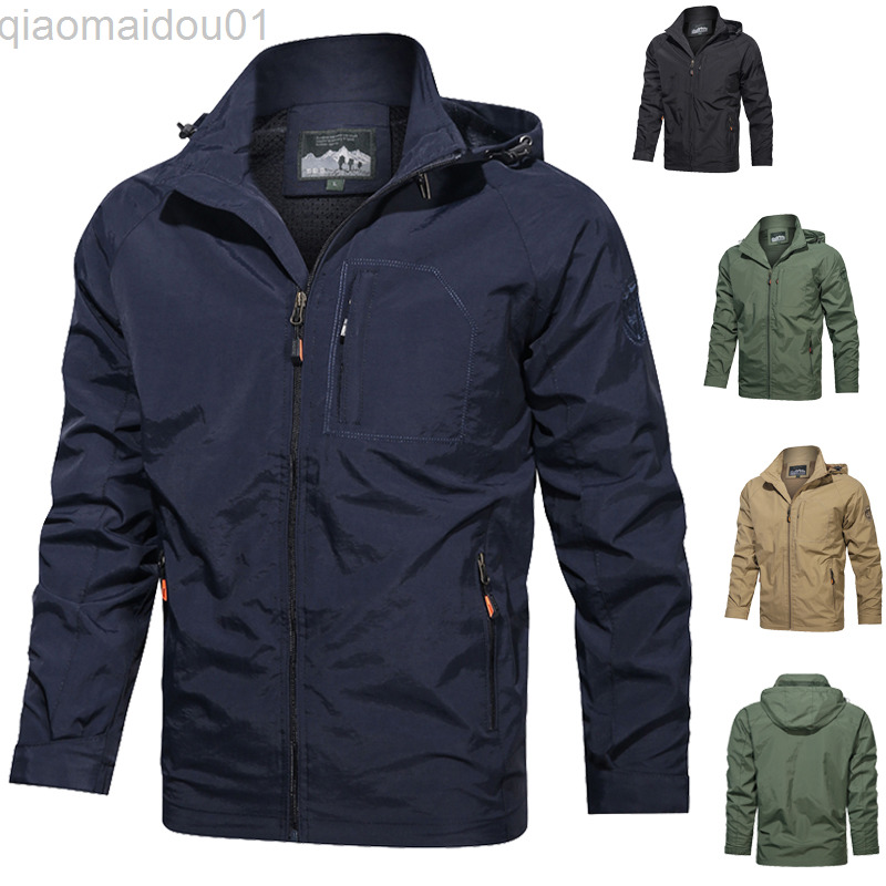 Camping Hiking Jacket Men Spring Autumn Outdoor Sport Breathable Jackets Climbing Trekking Windbreaker Travel Waterproof Jacket L220809, Mg898 blue
Camping Hiking Jacket Men Spring Autumn Outdoor Sport Breathable Jackets Climbing Trekking Windbreaker Travel Waterproof Jacket L220809, Mg898 blue