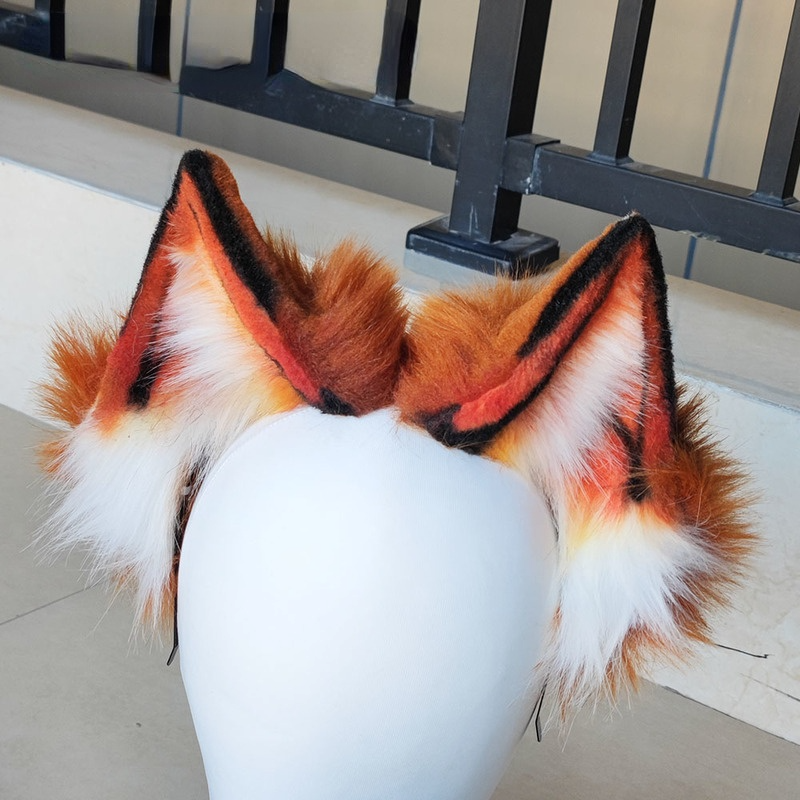 Mascot doll costume Simulation Animal Ear Red Fox Animal Tail Wolf Ear Lolita Cat Ear Fox Headband Performance Costume
Mascot doll costume Simulation Animal Ear Red Fox Animal Tail Wolf Ear Lolita Cat Ear Fox Headband Performance Costume