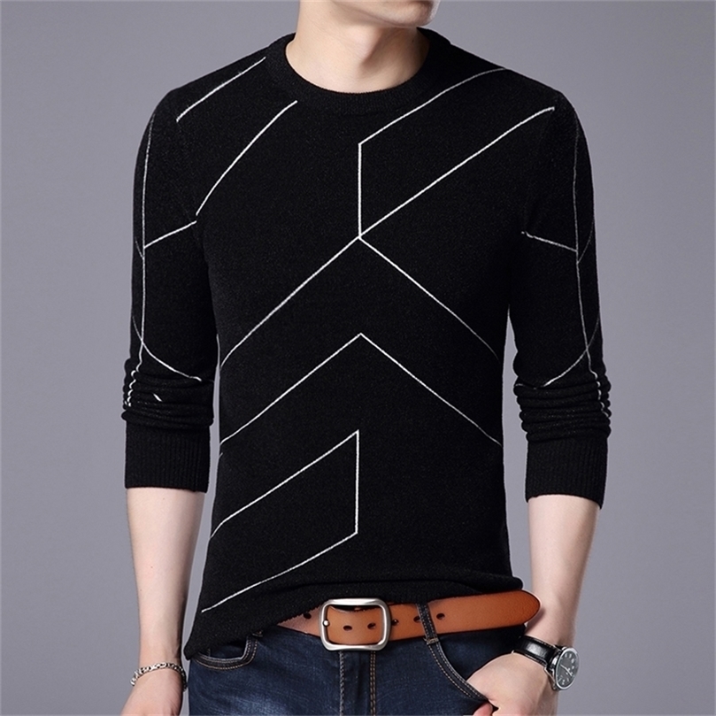 Autumn Winter Fashion Brand Clothing Pullover Mens Sweaters O Neck Slim Fit Breathable Solid Color Sweaters For Men 201203, Burgundy
Autumn Winter Fashion Brand Clothing Pullover Mens Sweaters O Neck Slim Fit Breathable Solid Color Sweaters For Men 201203, Burgundy