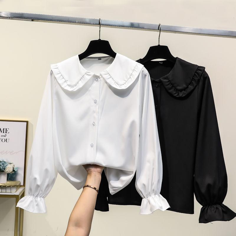 Women' Blouses & Shirts Women 2022 Spring Autumn Fashion Blouse Shirt Female Doll Collar Loose Long Sleeve Clothing Blusas Ropa De Mujer I0, Black
Women' Blouses & Shirts Women 2022 Spring Autumn Fashion Blouse Shirt Female Doll Collar Loose Long Sleeve Clothing Blusas Ropa De Mujer I0, Black