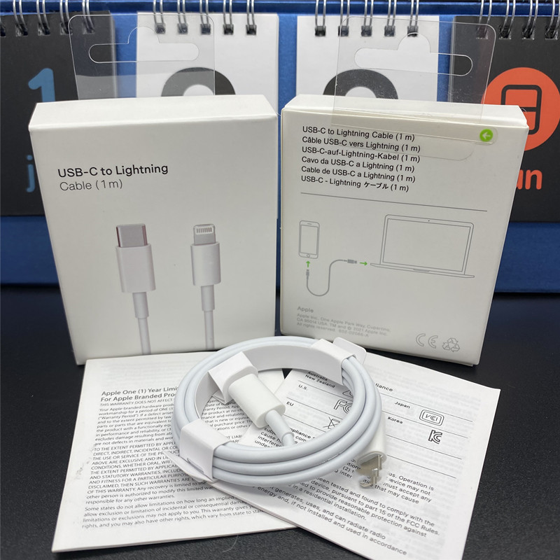 original 20W charger PD Charging Cables USB C For apple iPhone 13 12 11 Pro Max Data Cables Quick Charge With retail packaging, White
original 20W charger PD Charging Cables USB C For apple iPhone 13 12 11 Pro Max Data Cables Quick Charge With retail packaging, White