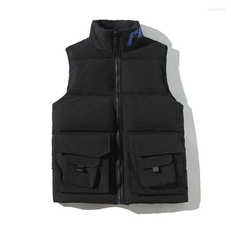 Men's Vests Autumn And Winter Thickened Men Coat Stand Collar Cotton-padded Vest Zippered Large Size Letter Leather Jacket Kare22, Beige
Men's Vests Autumn And Winter Thickened Men Coat Stand Collar Cotton-padded Vest Zippered Large Size Letter Leather Jacket Kare22, Beige