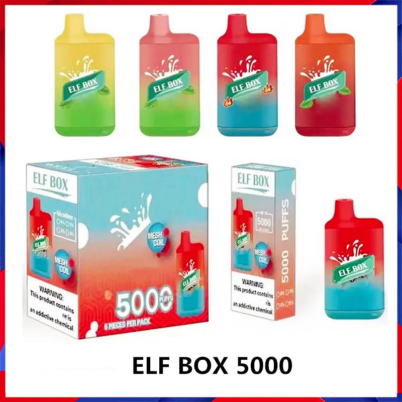 Original DOLODA ELF BOX 5000 Puffs Disposable E Cigarette 0% 2% 3% 5% Rechargeable Vape Pen Device Kit 12ml Pre-filled Cartridges Pod 10 Colors VS Elf Bar 5000
Original DOLODA ELF BOX 5000 Puffs Disposable E Cigarette 0% 2% 3% 5% Rechargeable Vape Pen Device Kit 12ml Pre-filled Cartridges Pod 10 Colors VS Elf Bar 5000