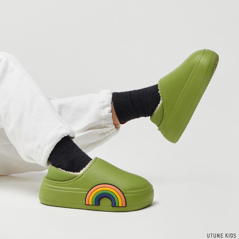 Slipper KIDS Winter Children's Slippers Rainbow Patch Anti-slip Boys Outside Shoes Cute Cartoon Pink Girl's For Garden 5 AgeSlipper, Green
Slipper KIDS Winter Children's Slippers Rainbow Patch Anti-slip Boys Outside Shoes Cute Cartoon Pink Girl's For Garden 5 AgeSlipper, Green