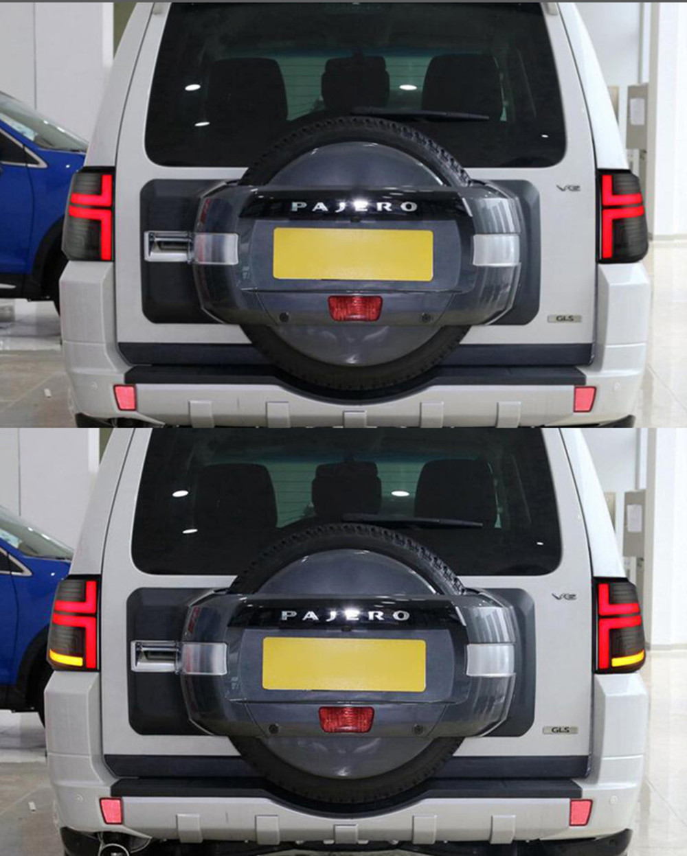 Car Tail Lights For Pajero V93 V97 LED Tail Light 2006-20 Mitsubishi DRL Rear Fog Brake Turn Signal Lamp Auto Accessories
