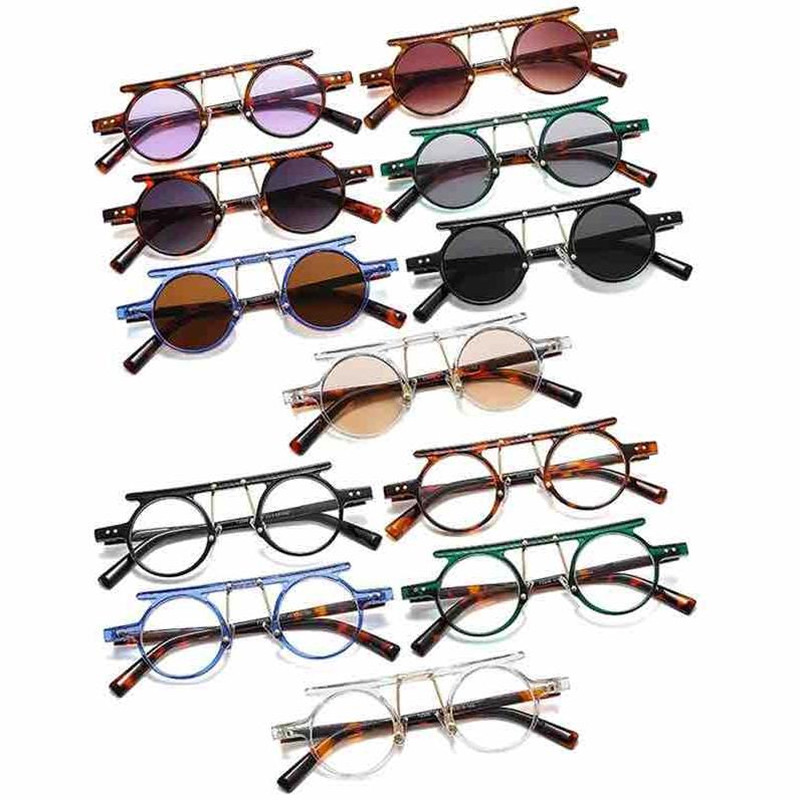 Punk Sunglasses Hip Hop Unisex Sun Glasses Single Beam Adumbral Anti-UV Spectacles Round Eyeglasses Personality Ornamental 12 colors
Punk Sunglasses Hip Hop Unisex Sun Glasses Single Beam Adumbral Anti-UV Spectacles Round Eyeglasses Personality Ornamental 12 colors