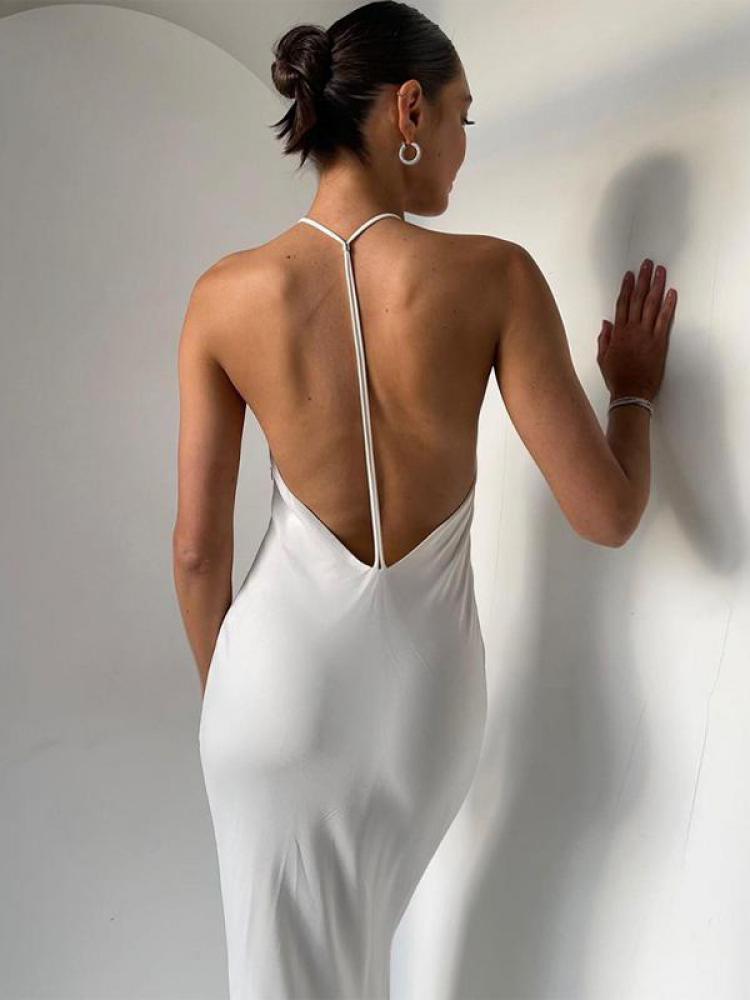 Casual Dresses 2022 Summer Dress Backless Midi White Sleeveless Club Y2k Off Shoulder Women Satin Party Bodycon Sexy Halter NeckCasual
Casual Dresses 2022 Summer Dress Backless Midi White Sleeveless Club Y2k Off Shoulder Women Satin Party Bodycon Sexy Halter NeckCasual