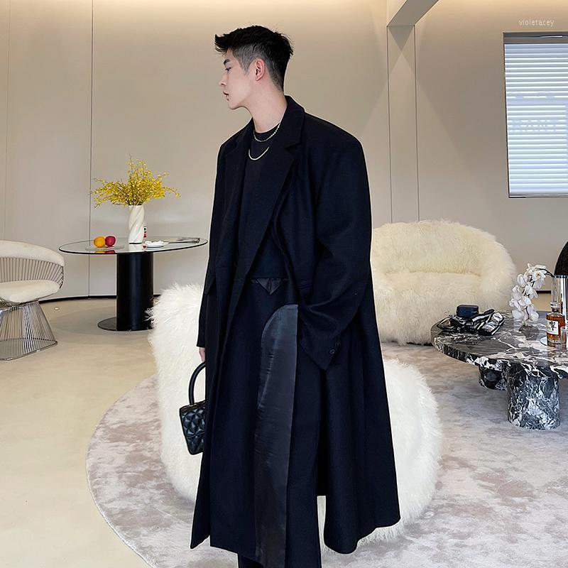Men' Wool & Blends Medium And Long Loose Coat Autumn Winter Personalized Splicing Deconstruction Split Design Casual Viol22, Black
Men' Wool & Blends Medium And Long Loose Coat Autumn Winter Personalized Splicing Deconstruction Split Design Casual Viol22, Black