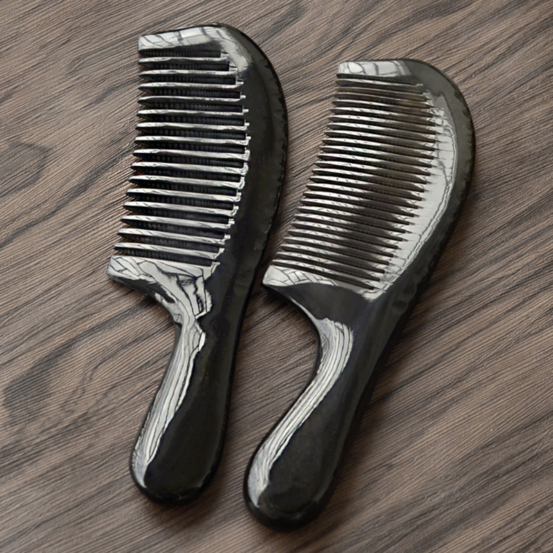 Horn Comb Hair Care Wide Tooth Pettine No Knot Scalp Massage Comb