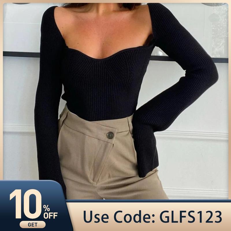 Women' Sweaters Street Women Sexy Sweater Pullover Autumn Leisure Long Sleeve Tight Short Striped Top 2022 Fashion Solid Color, Black
Women' Sweaters Street Women Sexy Sweater Pullover Autumn Leisure Long Sleeve Tight Short Striped Top 2022 Fashion Solid Color, Black