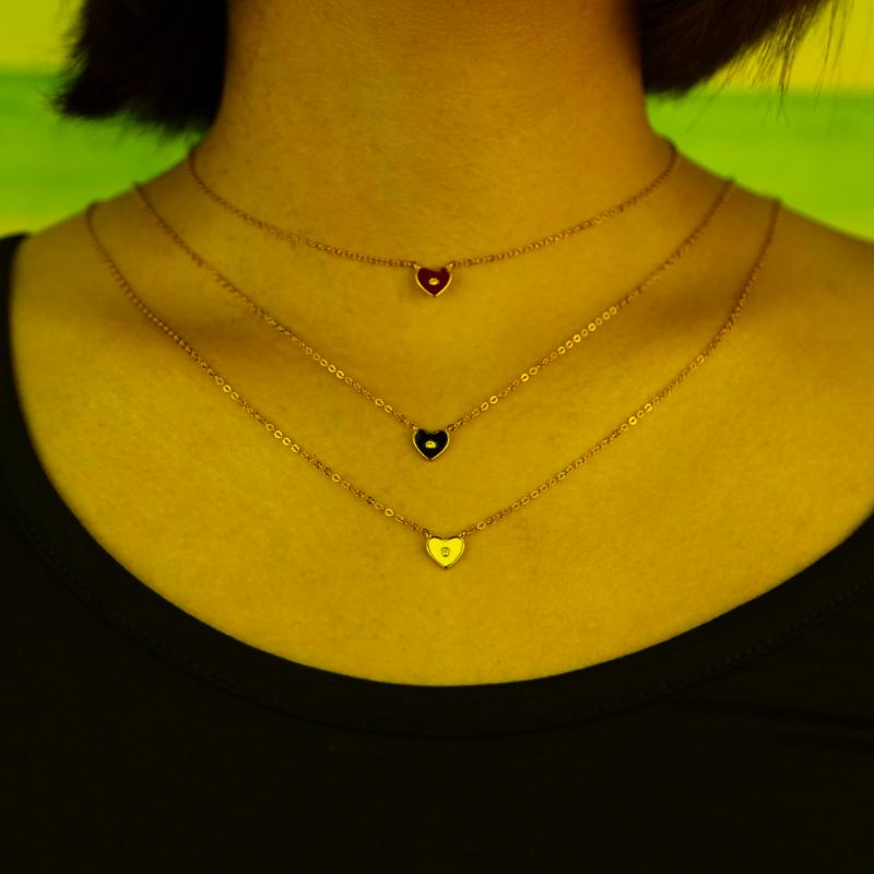 Chains High Quality 925 Sterling Silver Cute Delicate Micro Pave Cz Single Enamel Heart Moon Star Charm Necklaces Fashion Women JewelryChain
Chains High Quality 925 Sterling Silver Cute Delicate Micro Pave Cz Single Enamel Heart Moon Star Charm Necklaces Fashion Women JewelryChain
