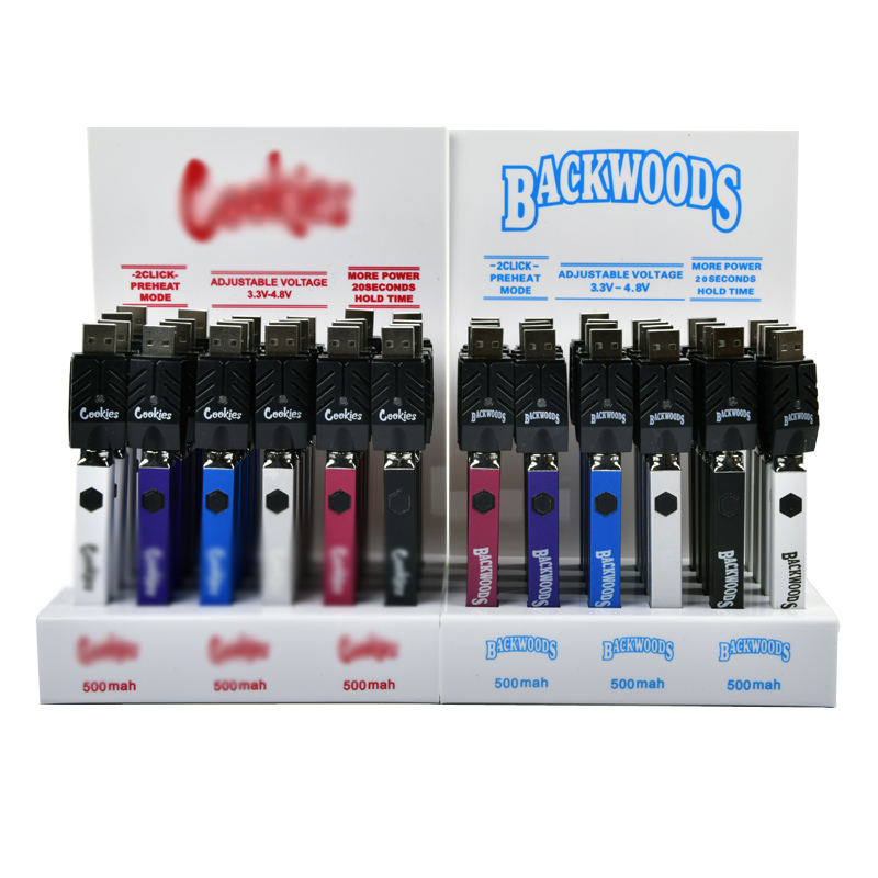 Cookies Square Pre heat VV 510 Battery 500mah Battery Charger Kit variable voltage Preheat Bud Touch thread Vape Pen Cartridge Vaporizer
Cookies Square Pre heat VV 510 Battery 500mah Battery Charger Kit variable voltage Preheat Bud Touch thread Vape Pen Cartridge Vaporizer