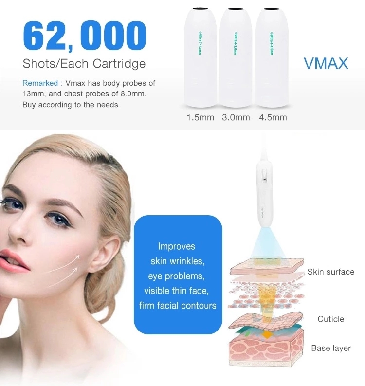 Latest machine ultrasound technology 5 in 1 hifu machine 5D ice one shot 12 lines SMAS layer hifu device