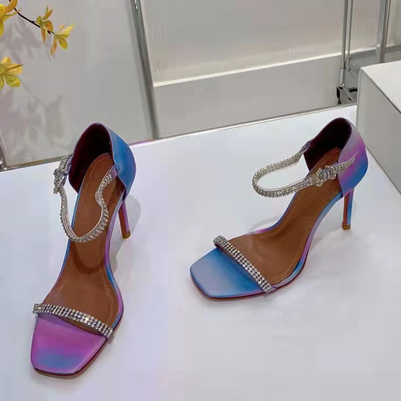 Rhinestones Decor Thin High Heel Sandals Women Genuine Leather Narrow Band Ankle Strap Sandalias Ladies Summer Sexy Party Shoes, As pic
Rhinestones Decor Thin High Heel Sandals Women Genuine Leather Narrow Band Ankle Strap Sandalias Ladies Summer Sexy Party Shoes, As pic